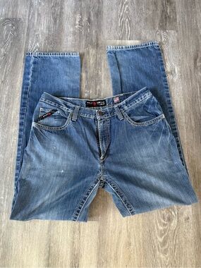 Ariat FR Men’s Blue Relaxed Straight Jeans 38 x 38